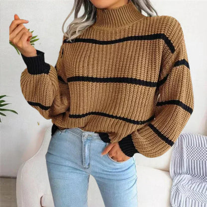 Damen Pullover Baumwolle Weich Elegant