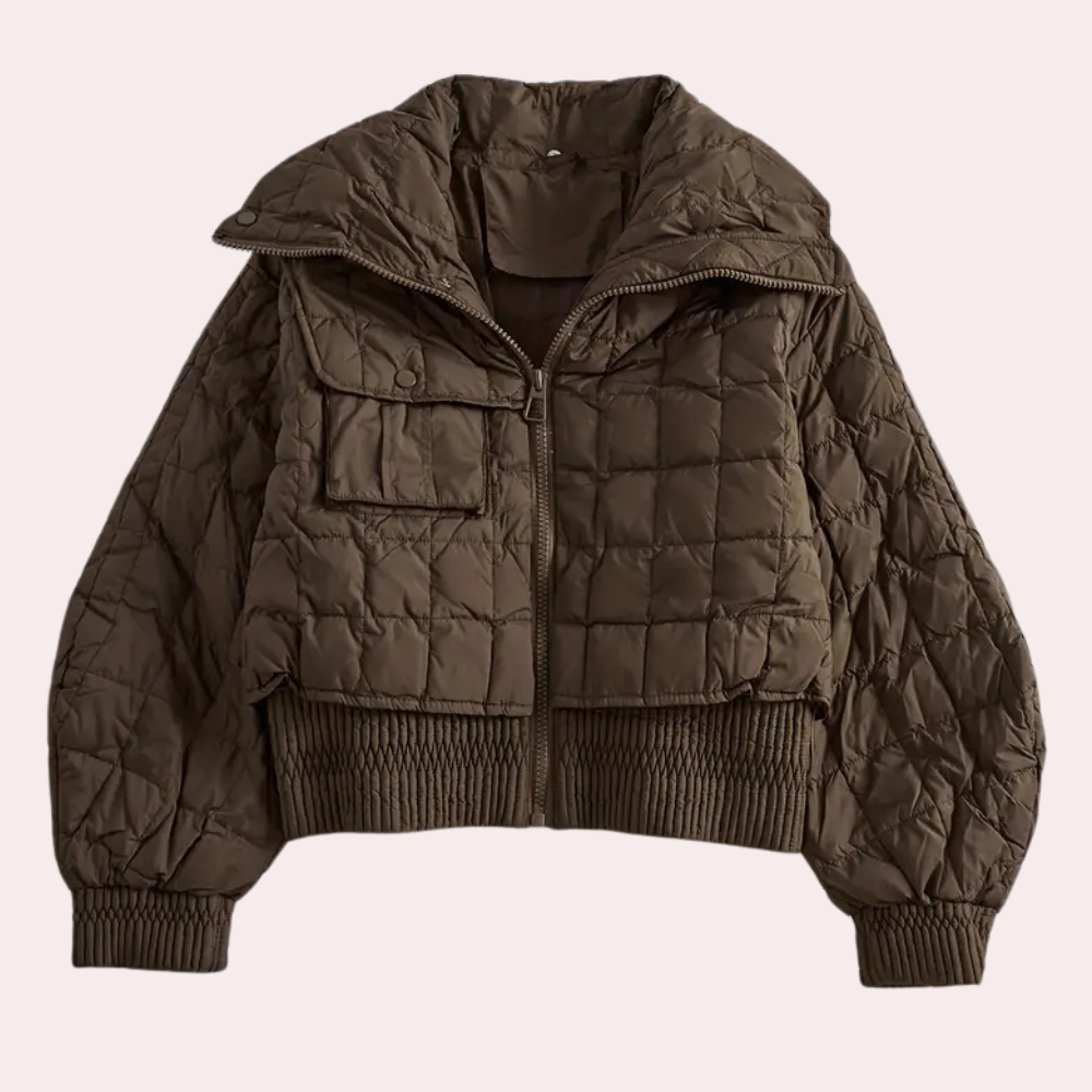 Modische Frauen Pufferjacke Warm Winter