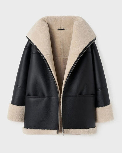 Wintermantel Damen Fellverbrämung - IdealeKleiden