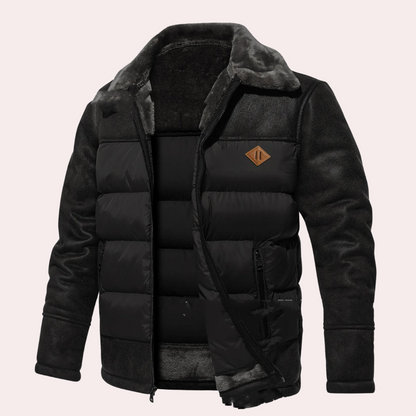 Winterjacke Damen Lang Steppung Stehkragen