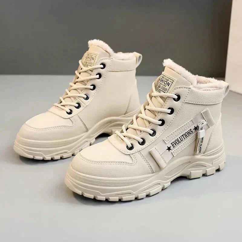 Warme Damen Stiefel Wasserdicht Weich