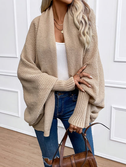 Damen Cashmere Cardigan Langärmlig Elegent