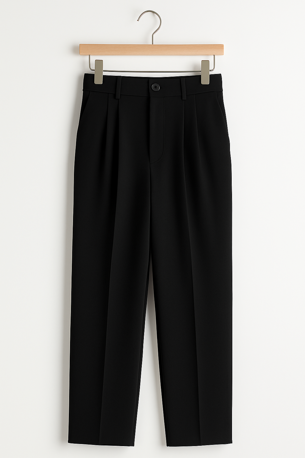 Damenschuhe passen nicht, da dies eine Hose ist. Hier ist der neue Titel: 
Frauen Stoffhose Bundfalten Weites Bein - IdealeKleiden