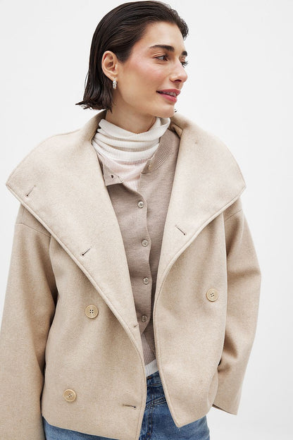 Damen Winterjacke Kurz Warm Isoliert