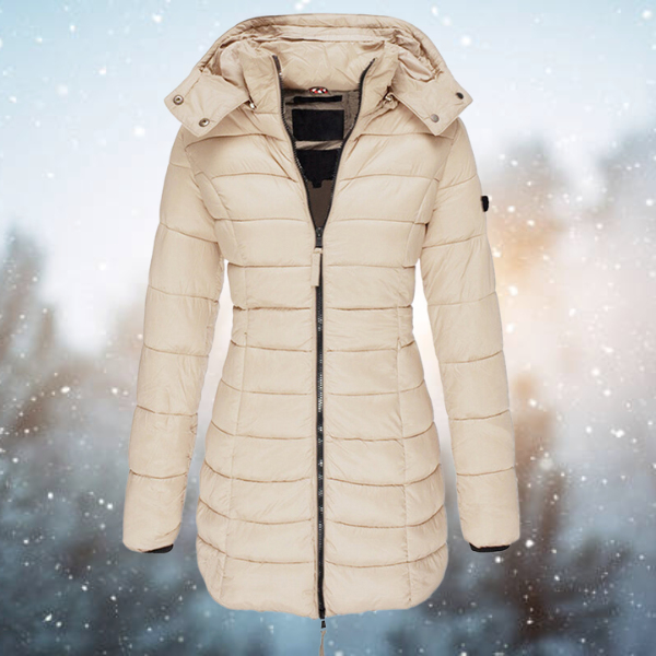 Lange Steppjacke Elisa - Damen Wintermantel
