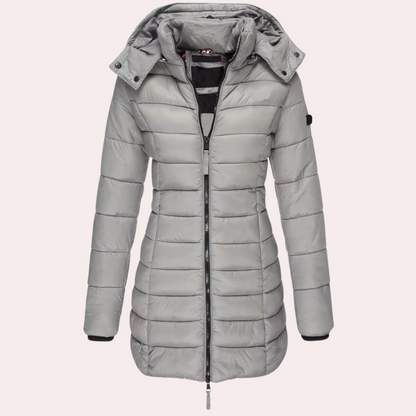 Elegante Winterdaunenjacke Damen Luxus Qualität