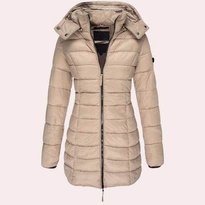 Elegante Winterdaunenjacke Damen Luxus Qualität