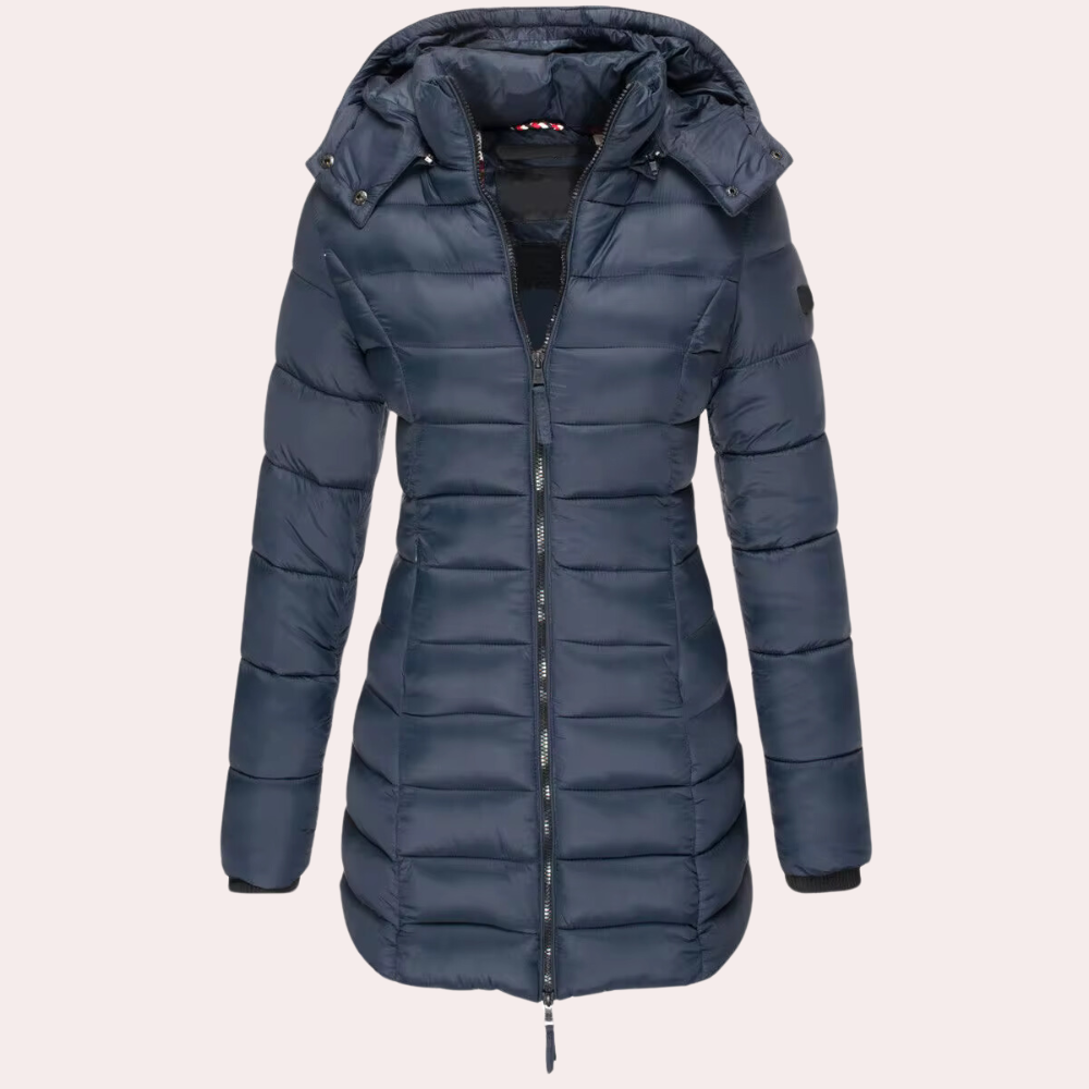 Elegante Winterdaunenjacke Damen Luxus Qualität