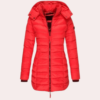 Elegante Winterdaunenjacke Damen Luxus Qualität