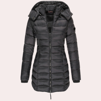 Elegante Winterdaunenjacke Damen Luxus Qualität - IdealeKleiden
