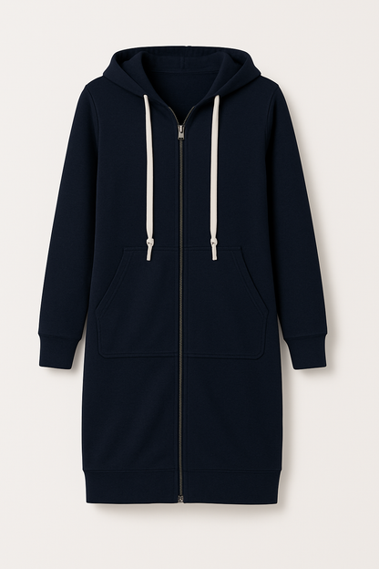 Bequeme Freizeit Hoodie Zip-Up