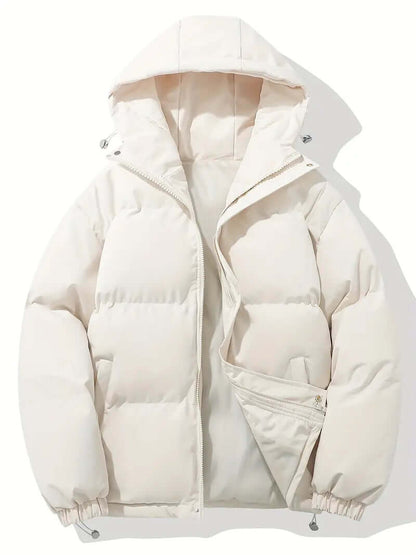 Stylische Damenpufferjacke Kapuze
