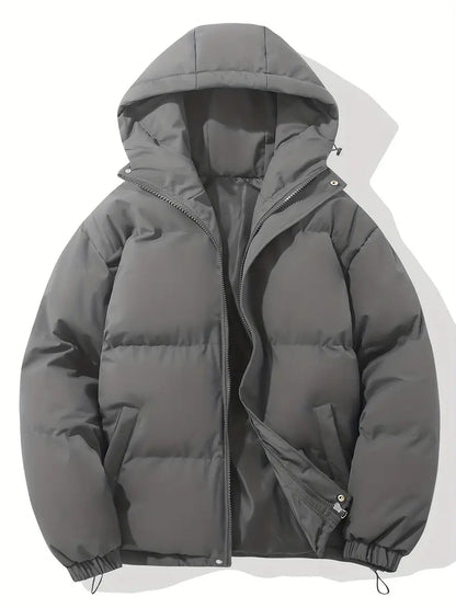 Klassische Winterjacke Warm Kapuze