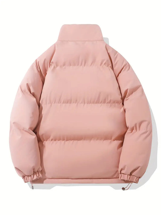 Klassische Winterjacke Warm Kapuze - IdealeKleiden