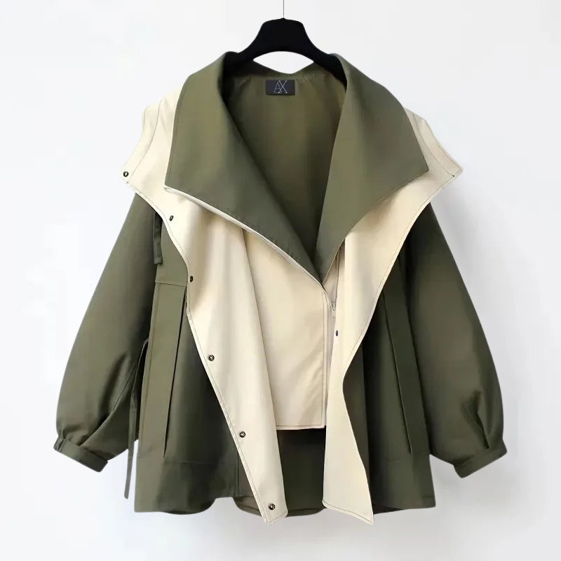 Stylische Fusion Jacke Damen