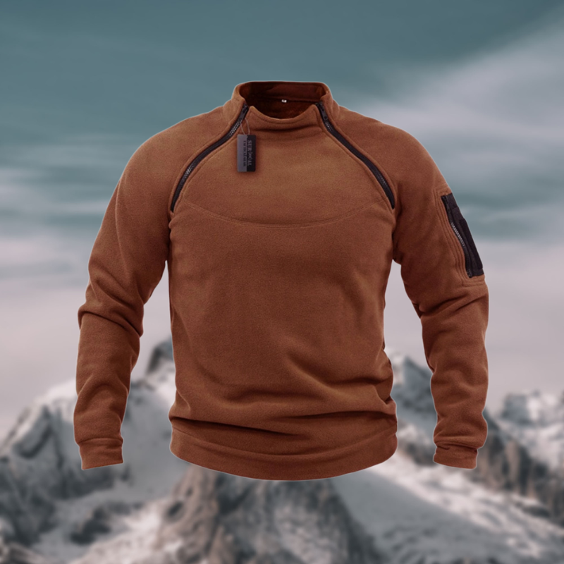 Weicher Fleece Pullover Bequem Alltag