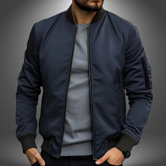 Stylische Herren Bomberjacke Leicht & Bequem - IdealeKleiden