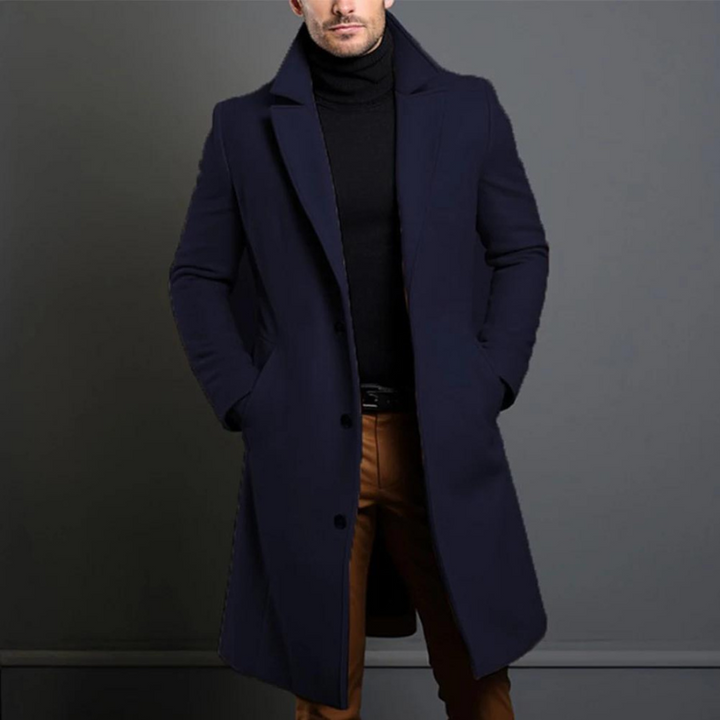 Stylischer Herren Wintermantel Lässig Modern
