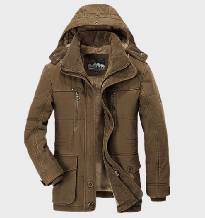 Wasserfeste Winterjacke Herren Isoliert Warm