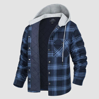 Harrison - Warme Flanell Herren Winterjacke