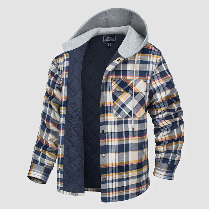 Harrison - Warme Flanell Herren Winterjacke