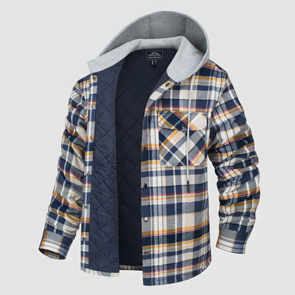 Harrison - Warme Flanell Herren Winterjacke