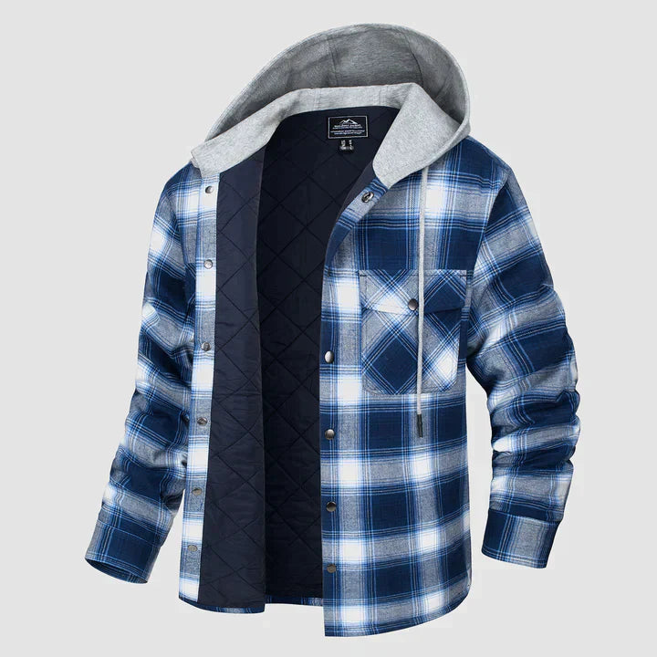 Harrison - Warme Flanell Herren Winterjacke