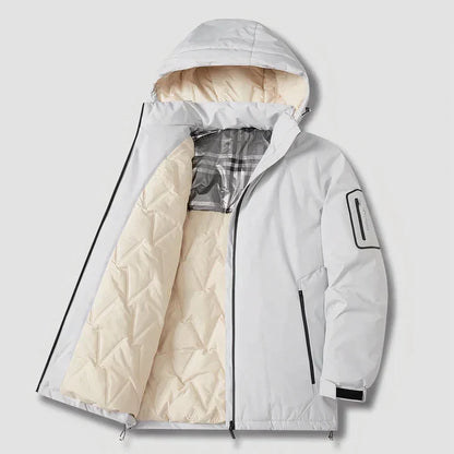 Herren Winterjacke Dicker Warme Parka