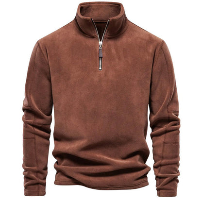 Weicher Fleece Pullover Herren