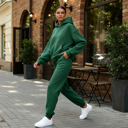 Bequemes Zweiteiliges Jogginganzug Set