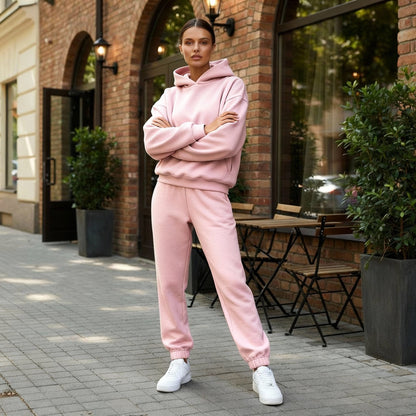 Bequemes Zweiteiliges Jogginganzug Set