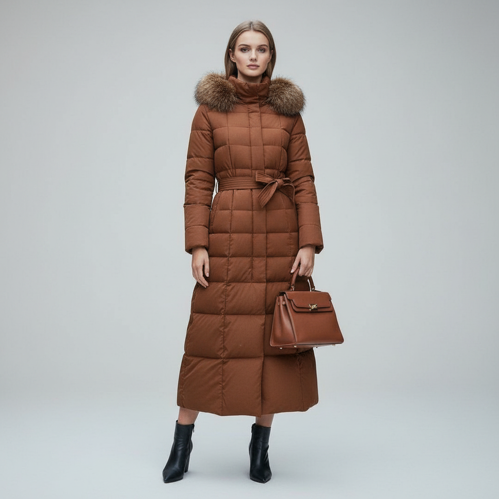 Damen Wintermantel Warm Isoliert Elegant