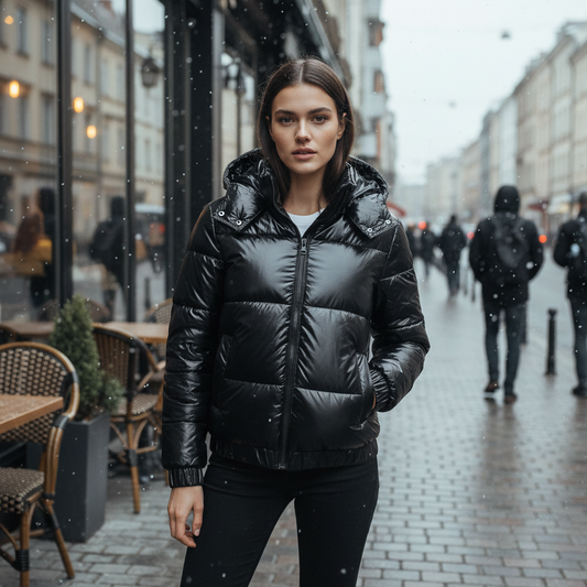 Wasserdichte Damen Winterjacke Warm Elegant - IdealeKleiden
