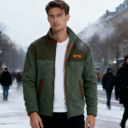 Herren Fleecejacke Leicht Isoliert Warm