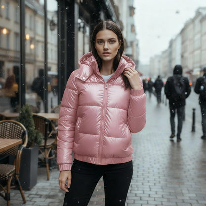 Wasserdichte Damen Winterjacke Warm Elegant