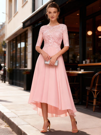 Luxus Abendkleid Satin Elegant