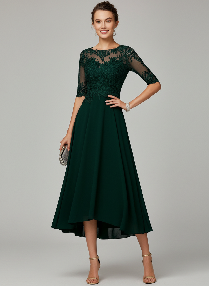 Elegantes Abendkleid Damen Lang - IdealeKleiden
