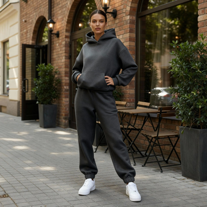 Bequemes Zweiteiliges Jogginganzug Set