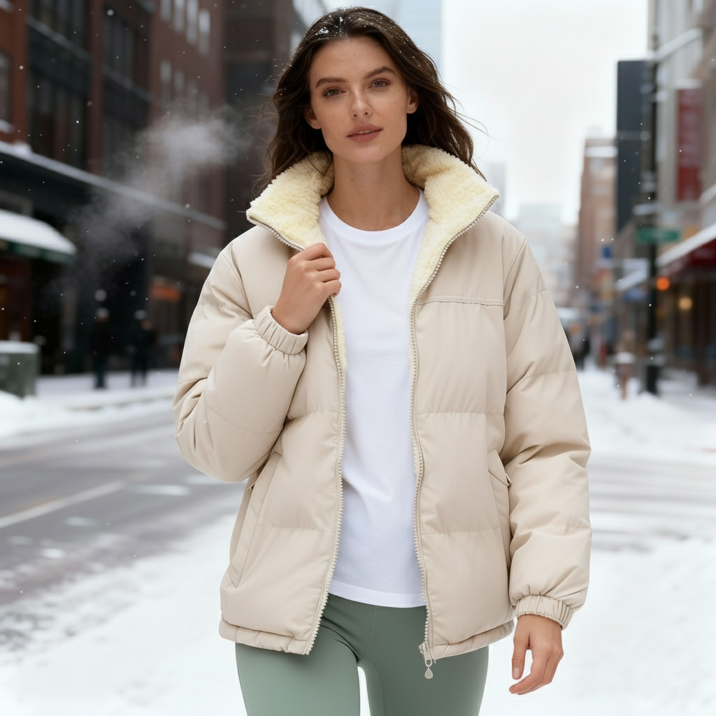 Warme Steppjacke Damen Komfort Design