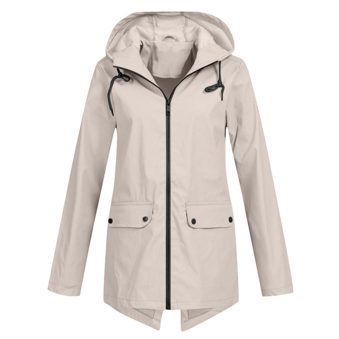 Herbst Regenjacke Damen Elegant Wasserfest