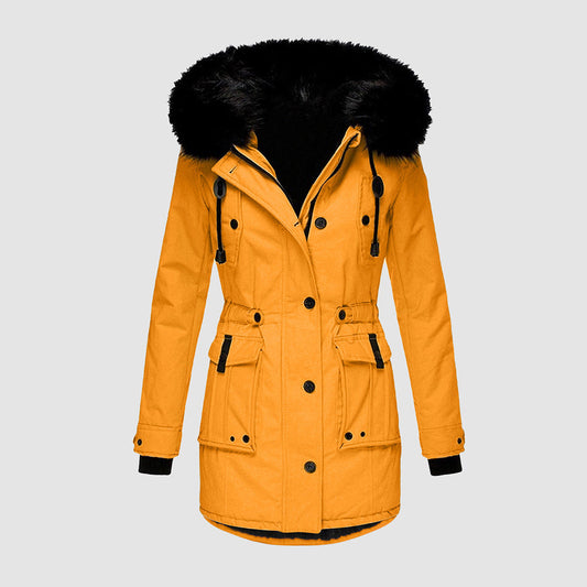 Warme Winterjacke Fleece-Innenleben - IdealeKleiden