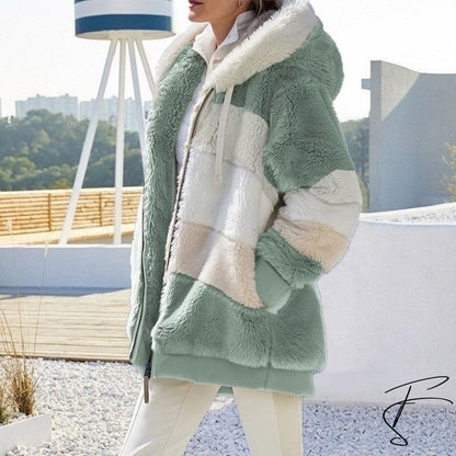 Übergrößte Fleece-Jacke Damen Warm - IdealeKleiden