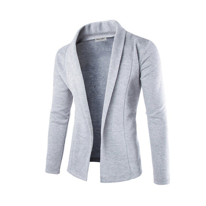 Herren Cardigan Offen Vorne Modern