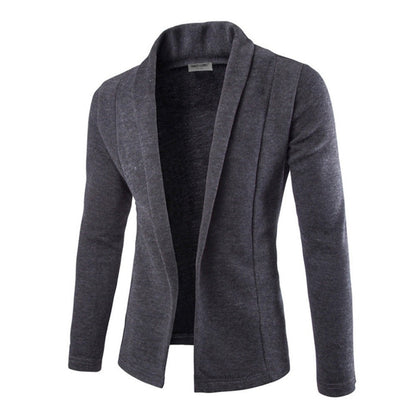 Herren Cardigan Offen Vorne Modern