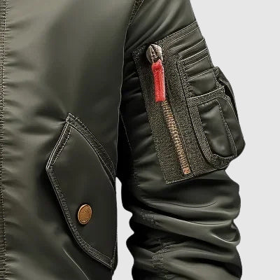 Leichte Bomberjacke Herren Sportlich - IdealeKleiden