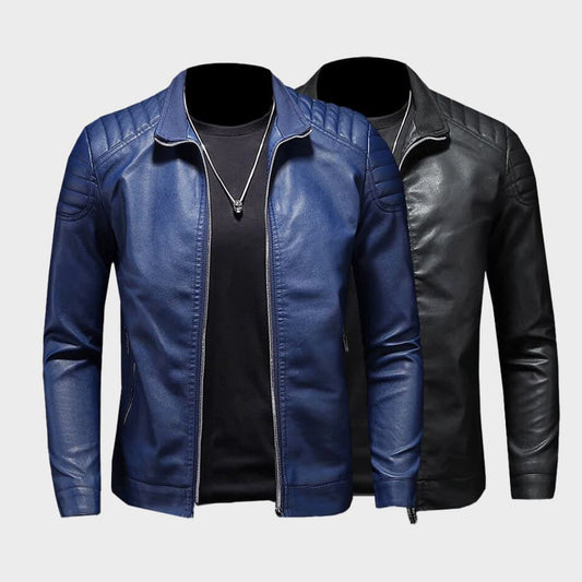 Elegante Lederjacke Grant Maverick Style - IdealeKleiden