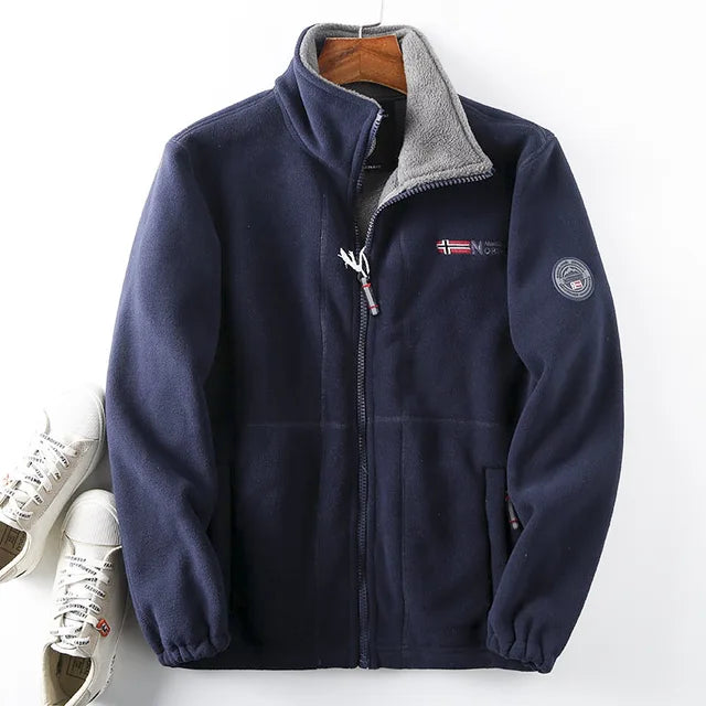 Warme Fleece Sherpa Jacke Winter