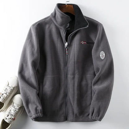 Warme Fleece Sherpa Jacke Winter
