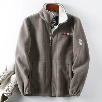 Warme Fleece Sherpa Jacke Winter