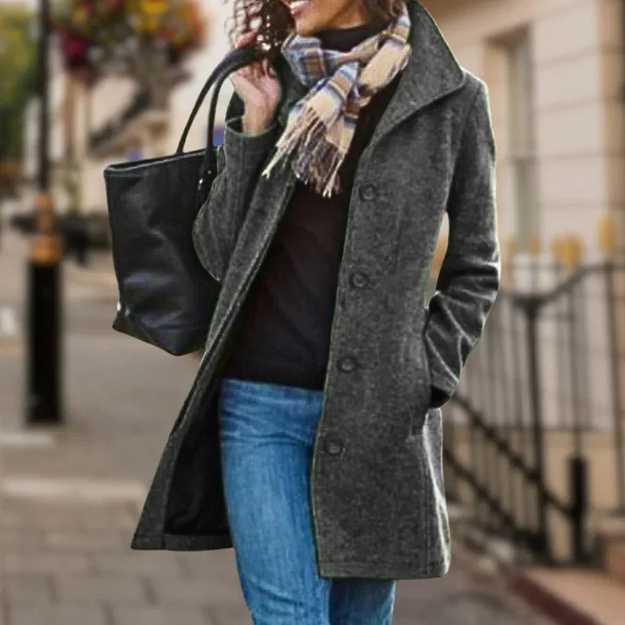 Damen Mantel Elegant Warm Winter